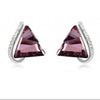 Crystal Bohemia Luxury Triangle Stud Earring